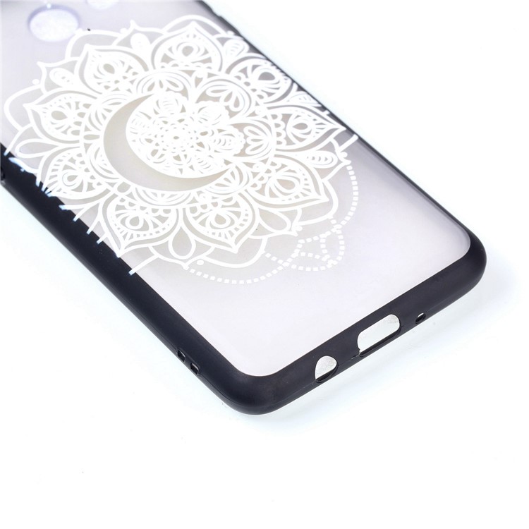 Embossment Pattern Rubberized TPU + PC Combo Phone Case for Samsung Galaxy J5 (2017) US Version/J5 Pro (2017) - Mandala Flower-5