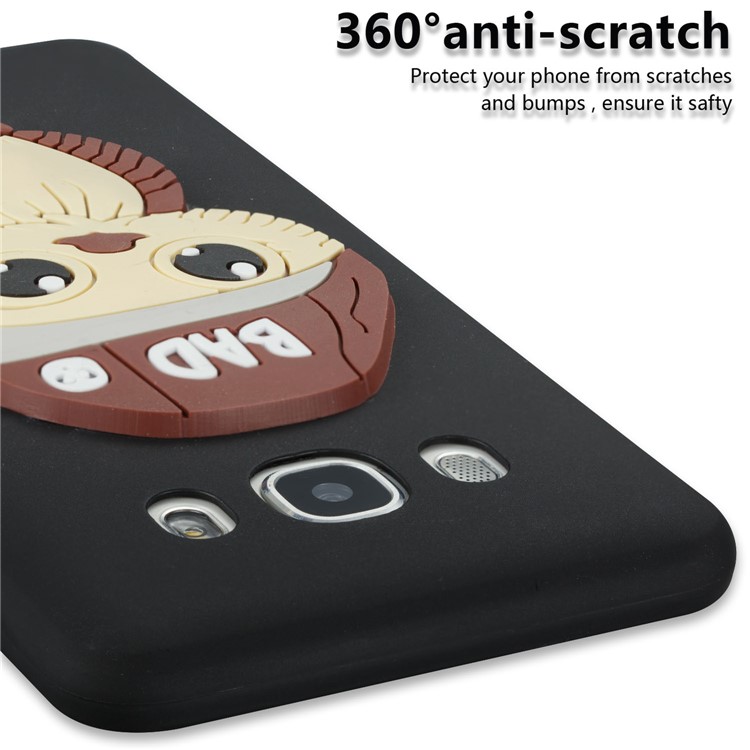 Cute Male Owl Pattern TPU Back Case for Samsung Galaxy J5 (2016) SM-J510 - Black-6