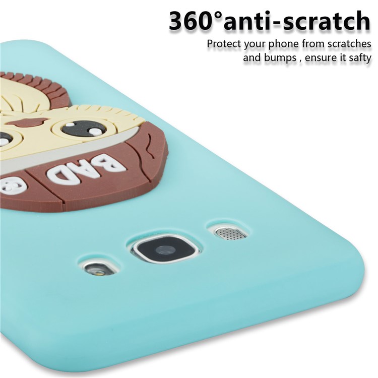 Cute Male Owl Pattern Soft TPU Phone Shell for Samsung Galaxy J5 (2016) SM-J510 - Baby Blue-6