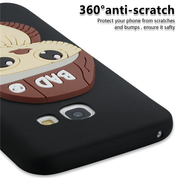 Cute Male Owl Pattern TPU Phone Case for Samsung Galaxy A3 (2017) - Black-2
