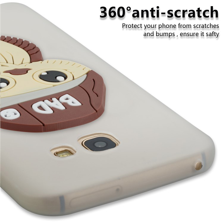 Cute Male Owl Pattern TPU Protection Cover Case for Samsung Galaxy A5 (2017) A520 - White-2