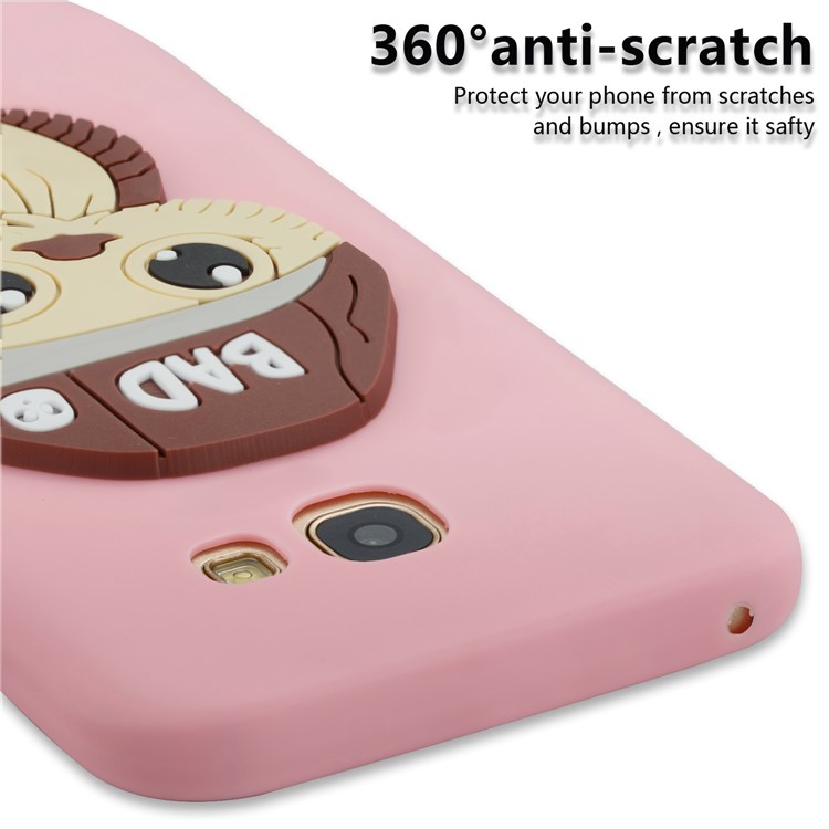 Cute Male Owl Pattern Soft TPU Cellphone Case for Samsung Galaxy A5 (2017) A520 - Pink-2