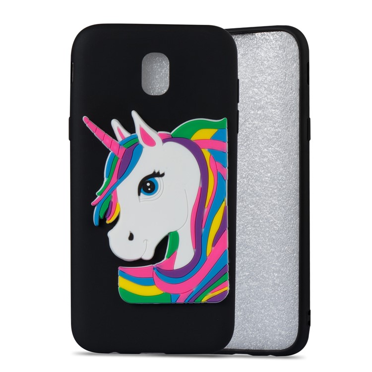 Lovely 3D Unicorn Pattern TPU Case for Samsung Galaxy J5 Pro (2017) / J5 (2017) EU Version - Black-5