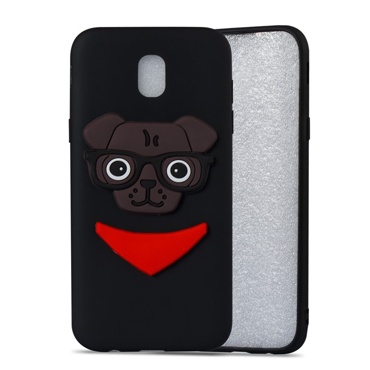 Lovely 3D Dog Pattern TPU Case for Samsung Galaxy J5 Pro (2017) / J5 (2017) EU Version - Black-5