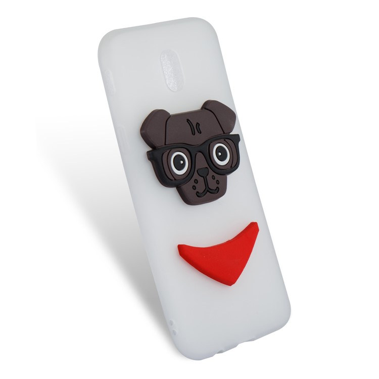 Lovely 3D Dog Pattern TPU Back Case for Samsung Galaxy J5 Pro (2017) / J5 (2017) EU Version - White-6
