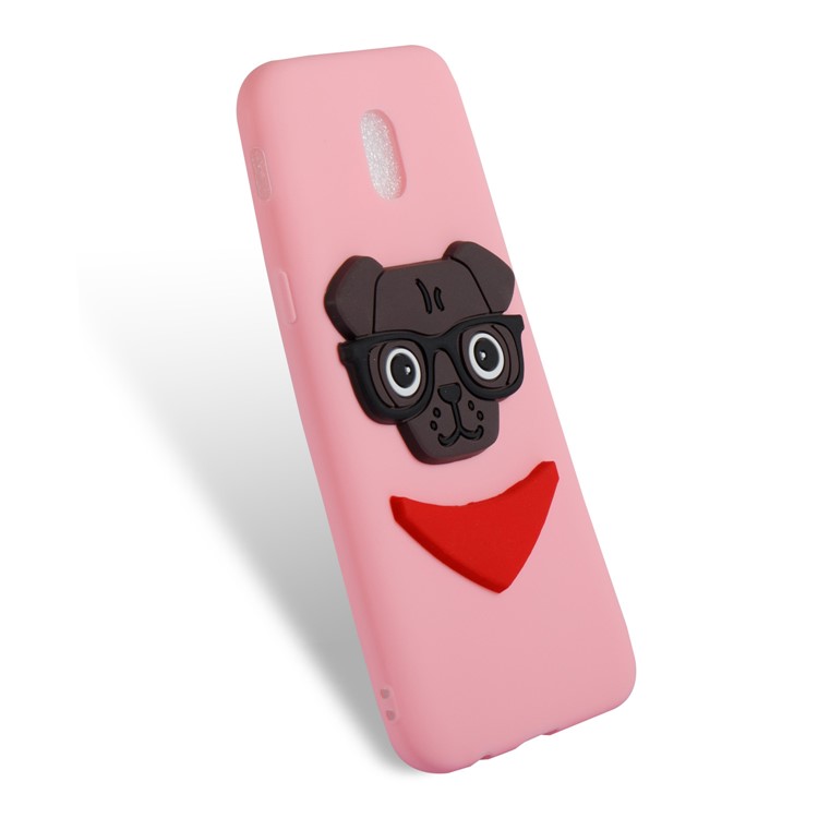 Lovely 3D Dog Pattern TPU Shell Cover for Samsung Galaxy J5 Pro (2017) / J5 (2017) EU Version - Pink-6