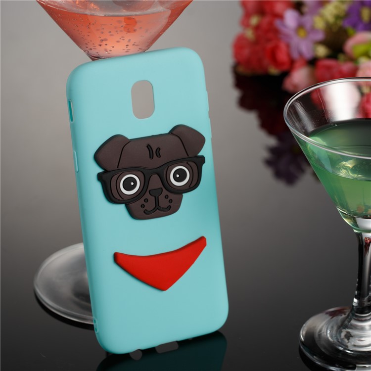 Lovely 3D Dog Pattern TPU Case Cover Shell for Samsung Galaxy J5 Pro (2017) / J5 (2017) EU Version - Baby Blue-4