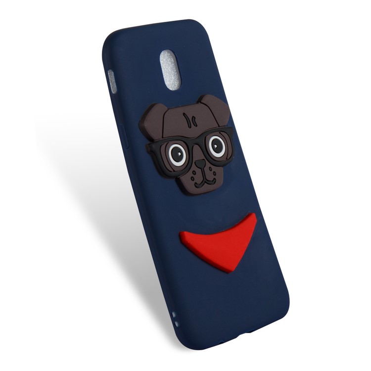 Lovely 3D Dog Pattern TPU Case Accessory for Samsung Galaxy J5 Pro (2017) / J5 (2017) EU Version - Dark Blue-5