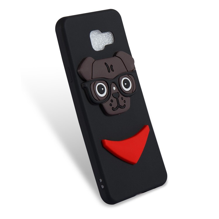 Lovely 3D Dog Pattern TPU Case for Samsung Galaxy A3 SM-A310F (2016) - Black-6
