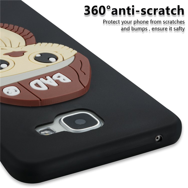 Cute 3D Male Owl in Hat TPU Cover for Samsung Galaxy A5 SM-A510F (2016) - Black-3