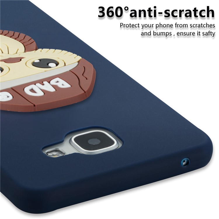 Cute 3D Male Owl in Hat TPU Cell Phone Cover for Samsung Galaxy A5 SM-A510F (2016) - Dark Blue-2
