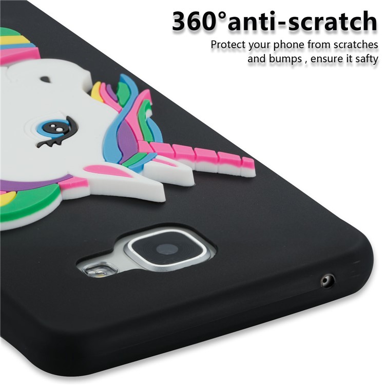 Lovely 3D Unicorn Pattern TPU Case for Samsung Galaxy A5 SM-A510F (2016) - Black-2