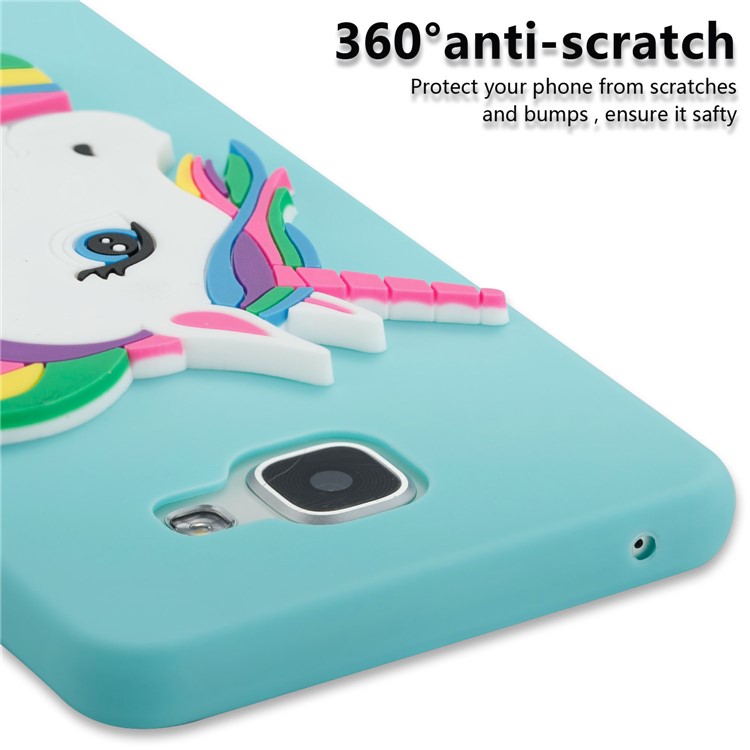 Lovely 3D Unicorn Pattern TPU Cell Phone Case for Samsung Galaxy A5 SM-A510F (2016) - Baby Blue-2