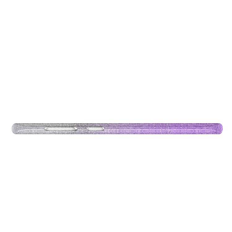NXE 3-in-1 Gradient Color Glittery Powder Paper TPU + PC Combo Cover for Samsung Galaxy A8 (2018) - Purple-5