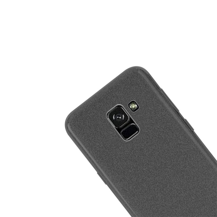 NXE Glittery Powder PC + TPU Hybrid Case for Samsung Galaxy A8 (2018) - Black-2