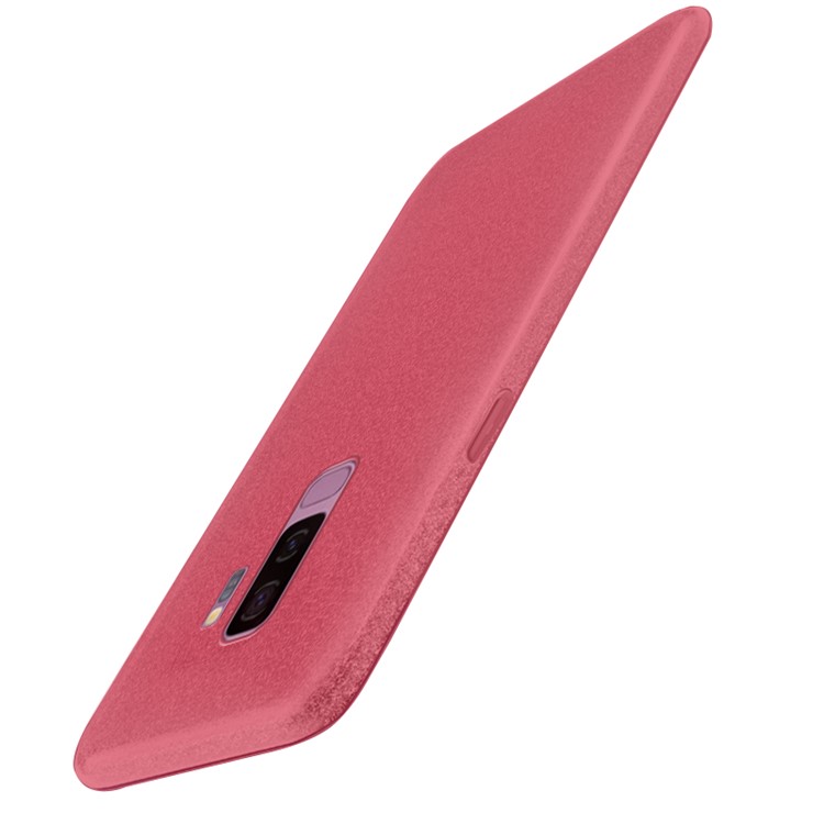 NXE Glittery Powder PC + TPU Hybrid Cover Case for Samsung Galaxy S9+ SM-G965 - Red-4