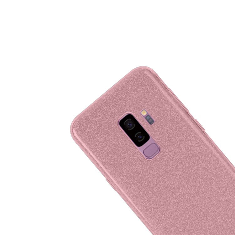 NXE Glittery Powder PC + TPU Combo Case for Samsung Galaxy S9+ SM-G965 - Rose Gold-2