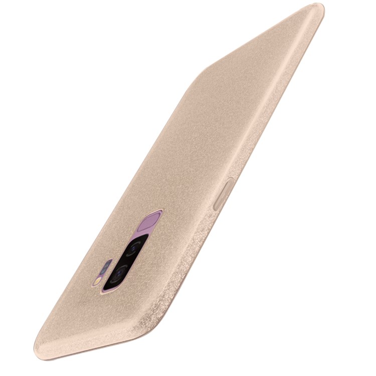 NXE Glittery Powder PC + TPU Hybrid Case Cover Shell for Samsung Galaxy S9+ SM-G965 - Gold-4