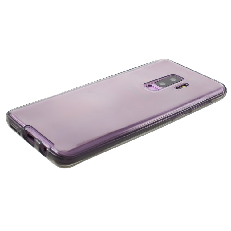 Touchable Front + Back TPU Protective Cover for Samsung Galaxy S9 Plus G965 - Black-3