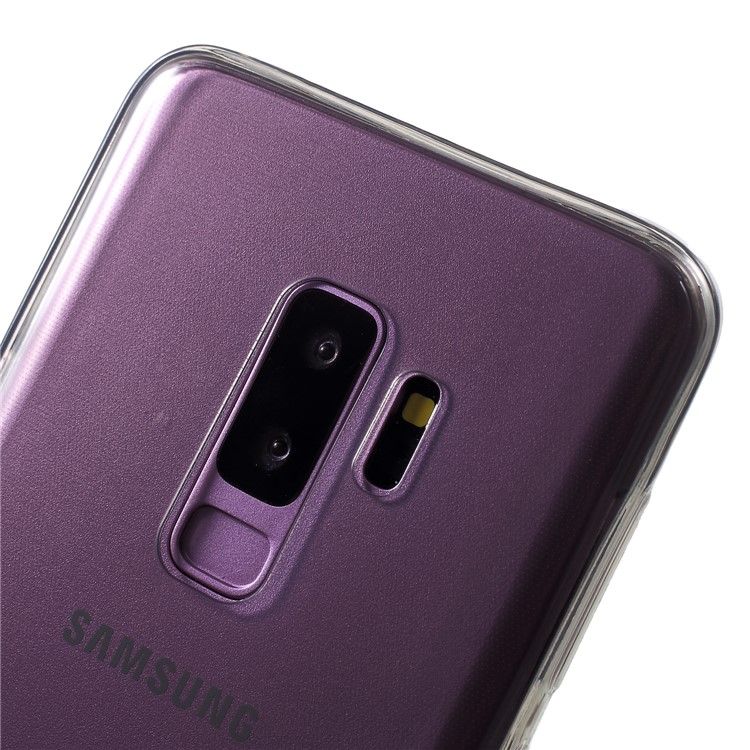 Touchable Front + Back TPU Protective Cover for Samsung Galaxy S9 Plus G965 - Black-4