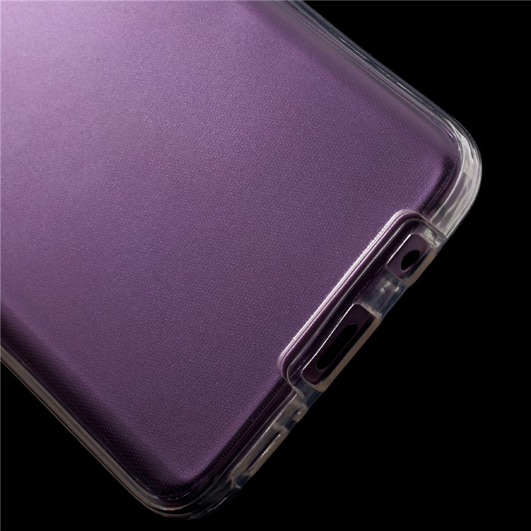 Touchable Front + Back TPU Phone Case Cover for Samsung Galaxy S9 Plus G965 - White-5