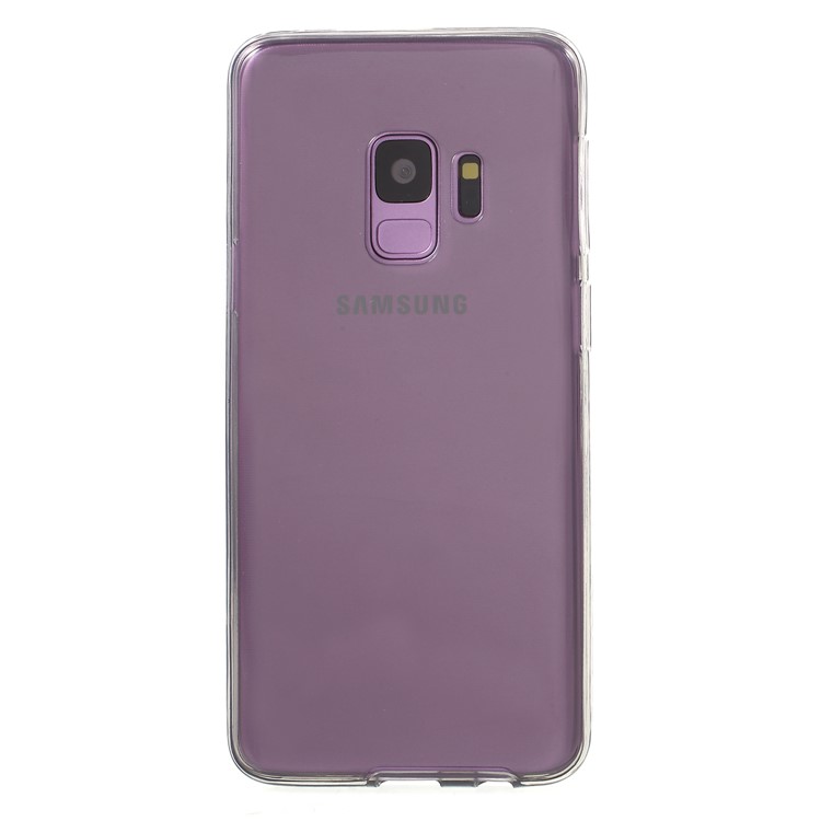 2-in-1 Touchable TPU Case (Front + Back) for Samsung Galaxy S9 G960 - Black-2