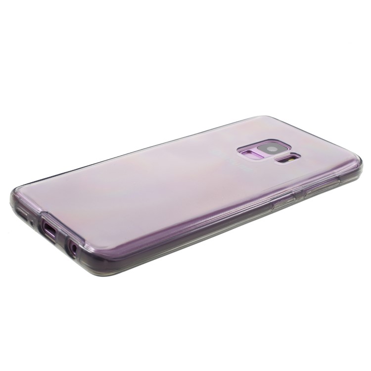 2-in-1 Touchable TPU Case (Front + Back) for Samsung Galaxy S9 G960 - Black-3