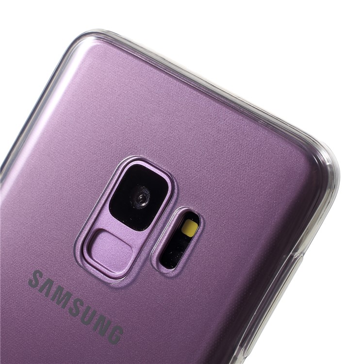 2-in-1 Touchable TPU Case (Front + Back) for Samsung Galaxy S9 G960 - Black-4