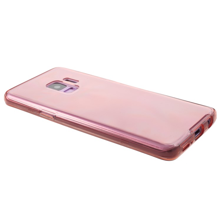2-in-1 Touchable TPU Cover (Front + Back) for Samsung Galaxy S9 G960 - Rose Gold-4