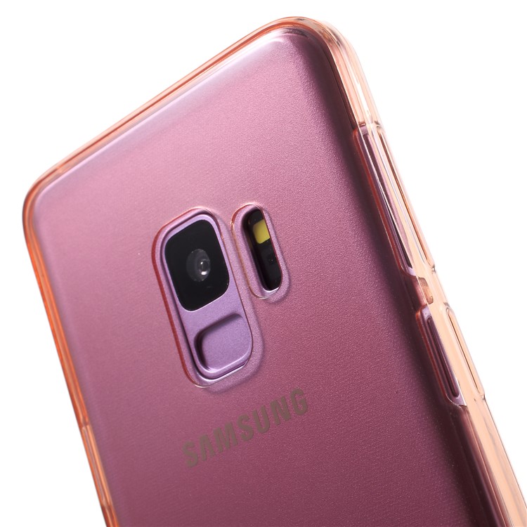 2-in-1 Touchable TPU Cover (Front + Back) for Samsung Galaxy S9 G960 - Rose Gold-5