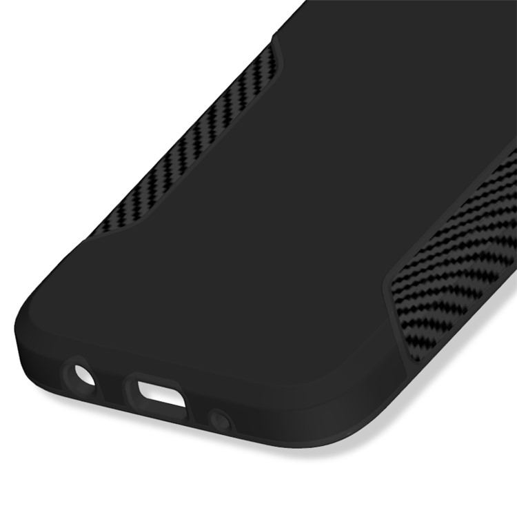 For Samsung Galaxy J5 (2017) EU Version / J5 Pro (2017) Carbon Fiber Texture PC + TPU Hybrid Case - Black-6