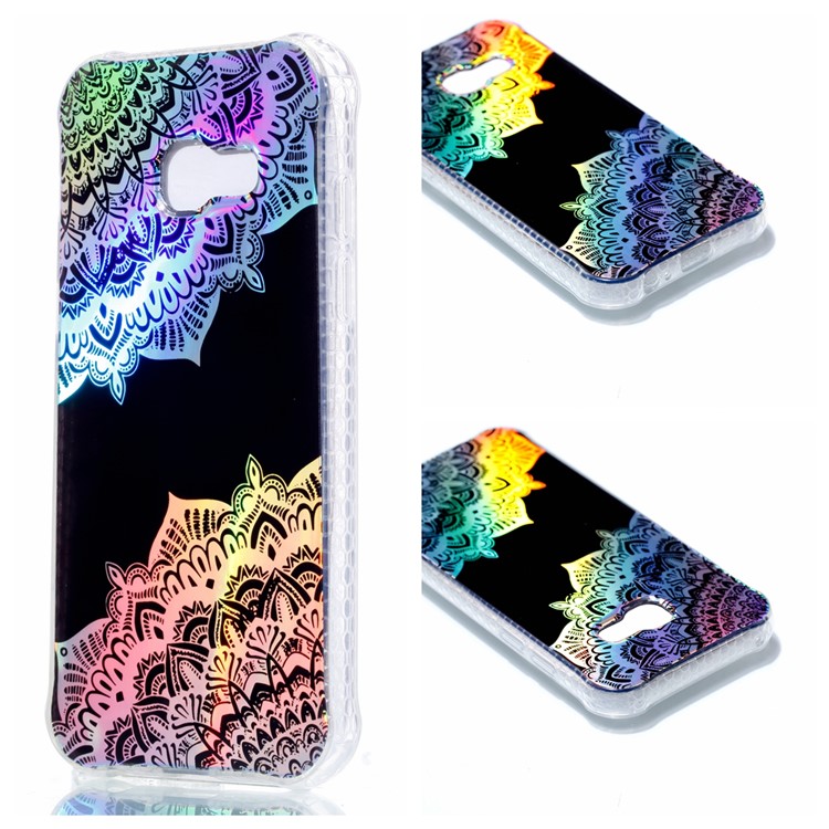 

Electroplating IMD Shockproof TPU Phone Cover for Samsung Galaxy A3 (2017) - Colorful Mandala