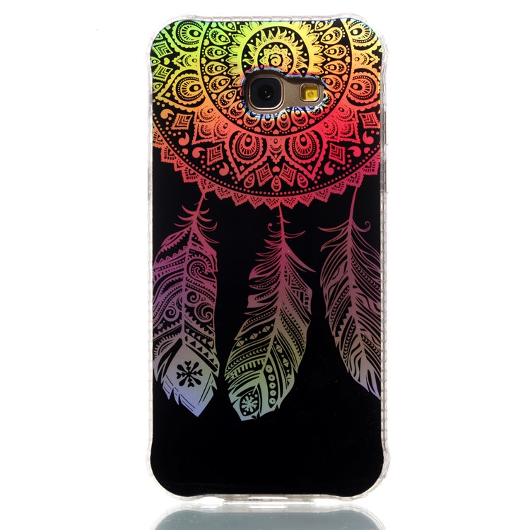 Electroplating IMD Shockproof TPU Cell Phone Case for Samsung Galaxy A3 (2017) - Dream Catcher-2