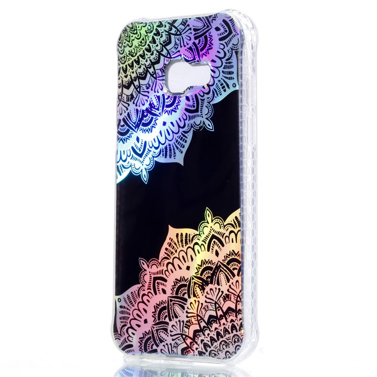 Electroplating IMD Shockproof TPU Protection Case for Samsung Galaxy A5 (2017) SM-A520 - Colorful Mandala-3
