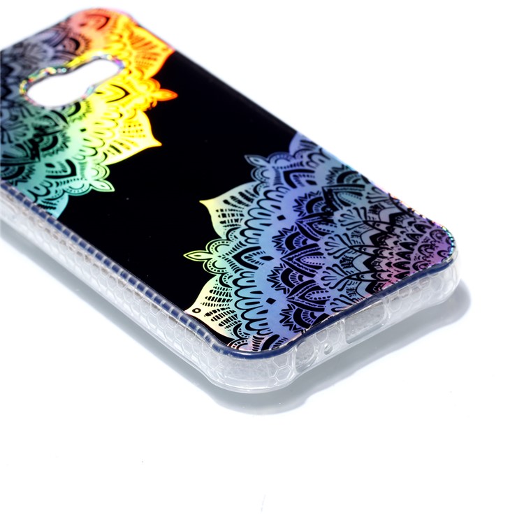 Electroplating IMD Shockproof TPU Protection Case for Samsung Galaxy A5 (2017) SM-A520 - Colorful Mandala-4