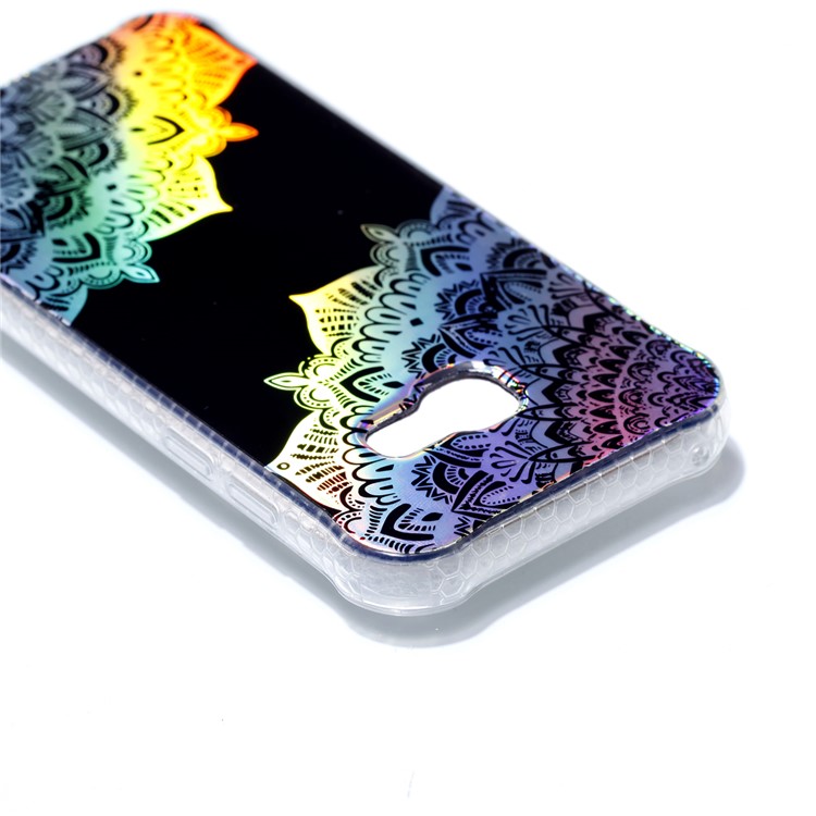 Electroplating IMD Shockproof TPU Protection Case for Samsung Galaxy A5 (2017) SM-A520 - Colorful Mandala-5