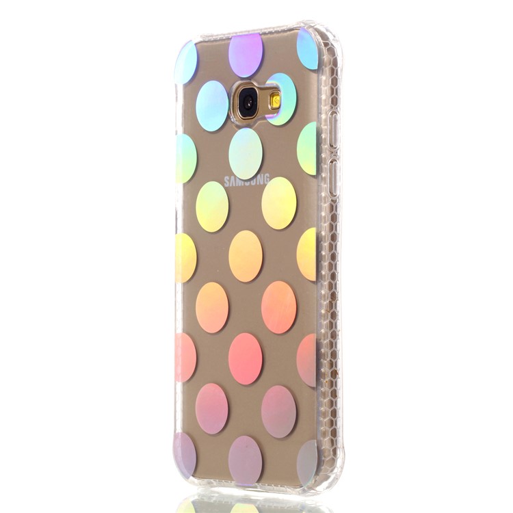 Electroplating IMD Shockproof TPU Case Protective Shell for Samsung Galaxy A5 (2017) SM-A520 - Polka Dots-3