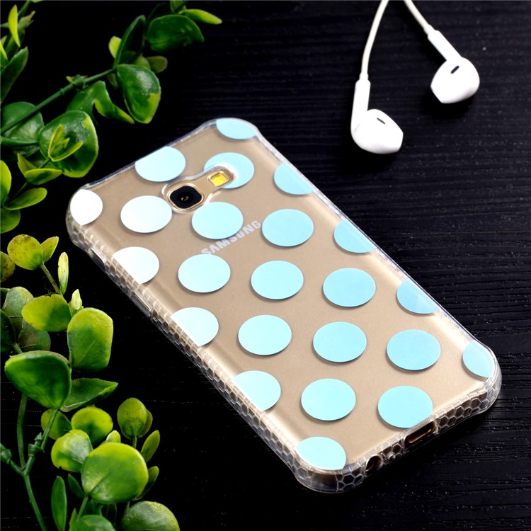 Electroplating IMD Shockproof TPU Case Protective Shell for Samsung Galaxy A5 (2017) SM-A520 - Polka Dots-6
