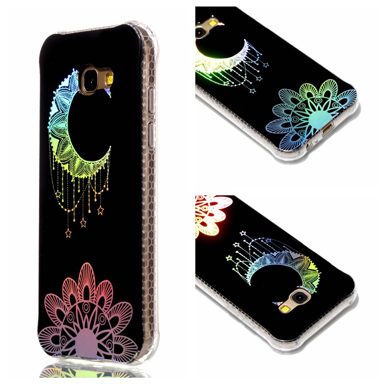 

Electroplating IMD Shockproof TPU Cover Phone Shell for Samsung Galaxy A5 (2017) SM-A520 - Moon Pendant