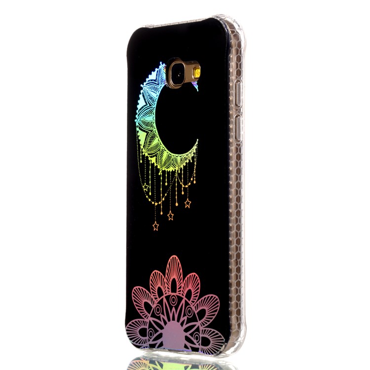 Electroplating IMD Shockproof TPU Cover Phone Shell for Samsung Galaxy A5 (2017) SM-A520 - Moon Pendant-3