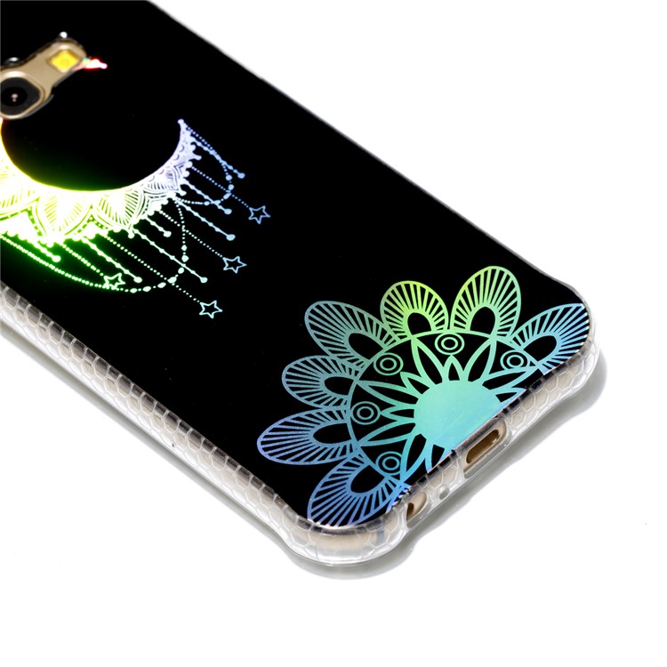 Electroplating IMD Shockproof TPU Cover Phone Shell for Samsung Galaxy A5 (2017) SM-A520 - Moon Pendant-4