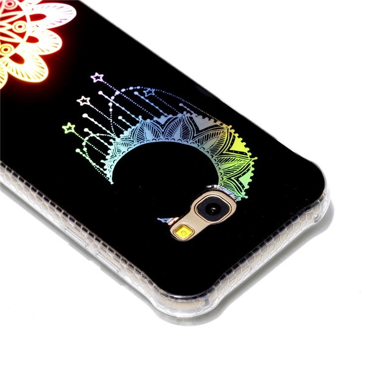 Electroplating IMD Shockproof TPU Cover Phone Shell for Samsung Galaxy A5 (2017) SM-A520 - Moon Pendant-5