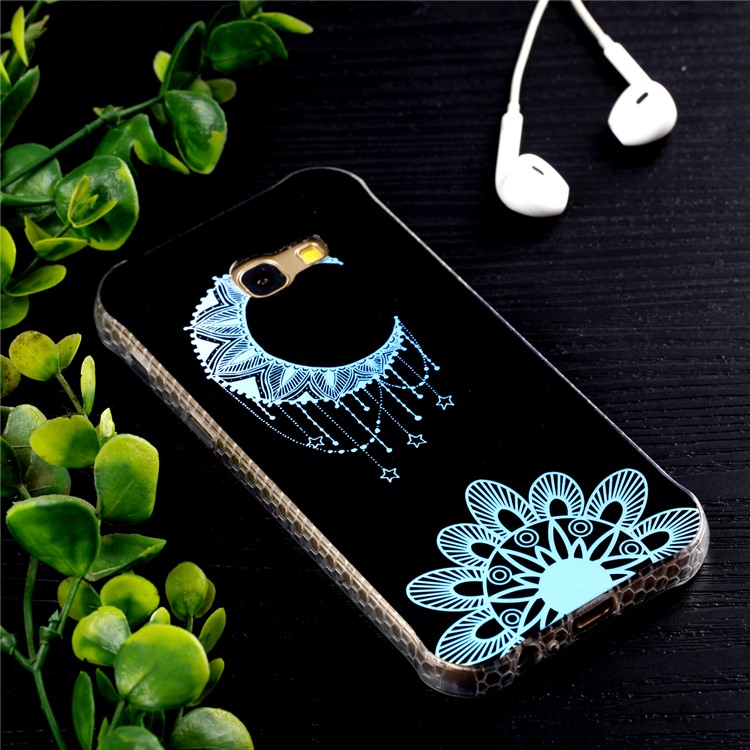 Electroplating IMD Shockproof TPU Cover Phone Shell for Samsung Galaxy A5 (2017) SM-A520 - Moon Pendant-6