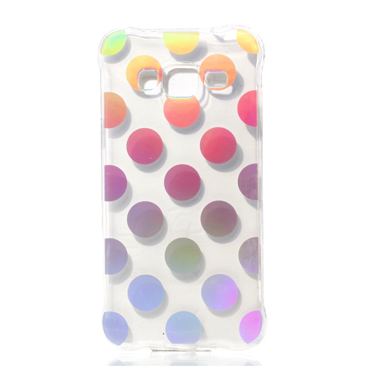 Chapeado De Capa De TPU Para Celular Removido IMD Para Samsung Galaxy J3 (2016) / J3 - Bolinhas-2