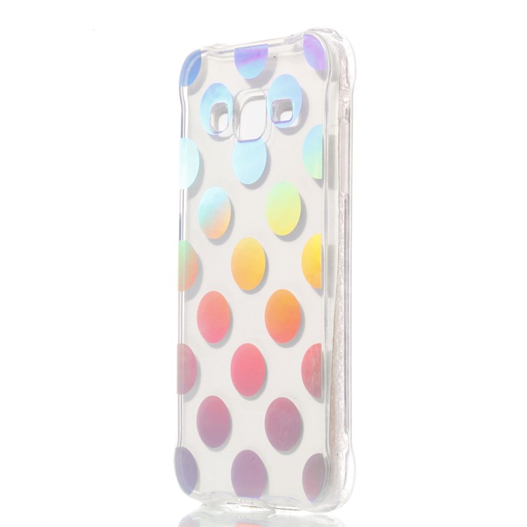 Chapeado De Capa De TPU Para Celular Removido IMD Para Samsung Galaxy J3 (2016) / J3 - Bolinhas-3