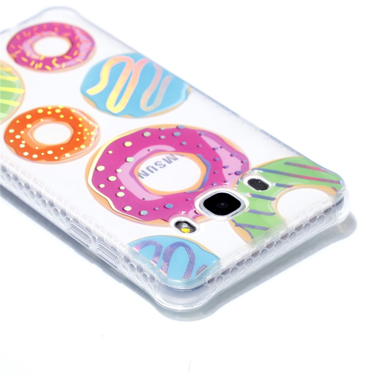 Plating IMD Shockproof TPU Cover for Samsung Galaxy J7 (2016) SM-J710 - Doughnuts-5
