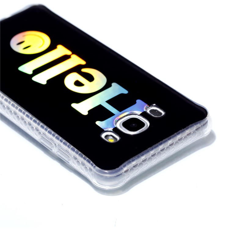 Plating IMD Shockproof TPU Cover for Samsung Galaxy J7 (2016) SM-J710 - Hello-5