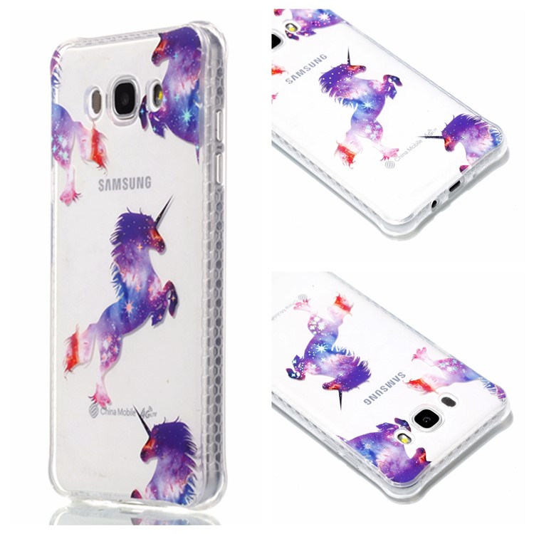 

Plating IMD Shockproof TPU Cover for Samsung Galaxy J7 (2016) SM-J710 - Unicorns