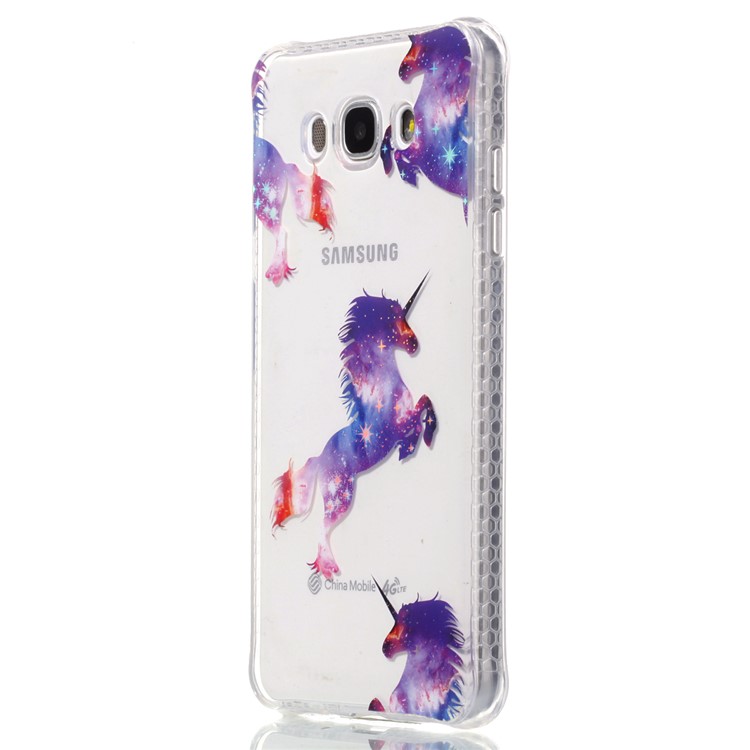 Plating IMD Shockproof TPU Cover for Samsung Galaxy J7 (2016) SM-J710 - Unicorns-3