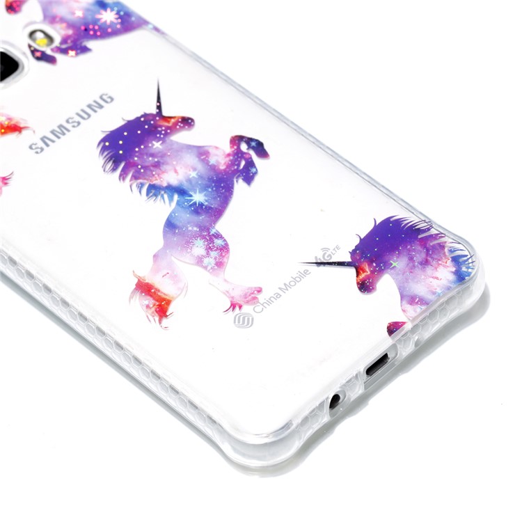 Plating IMD Shockproof TPU Cover for Samsung Galaxy J7 (2016) SM-J710 - Unicorns-4